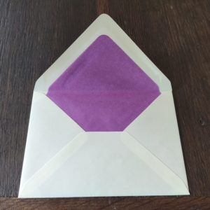 Crown Mill purple vellum cream