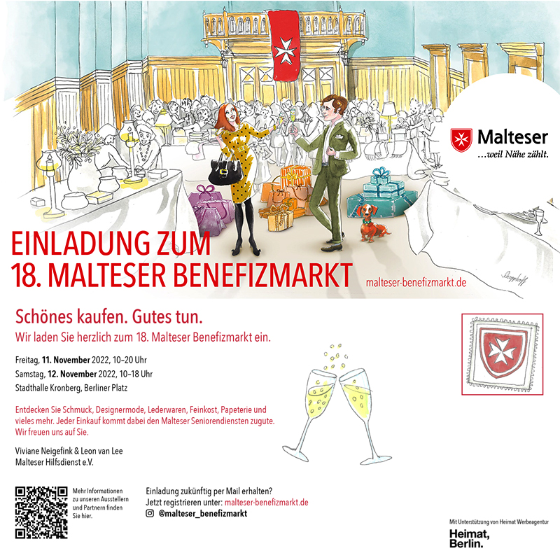 Malteser Benefizmarkt Kronberg, 11.-12. November 2022