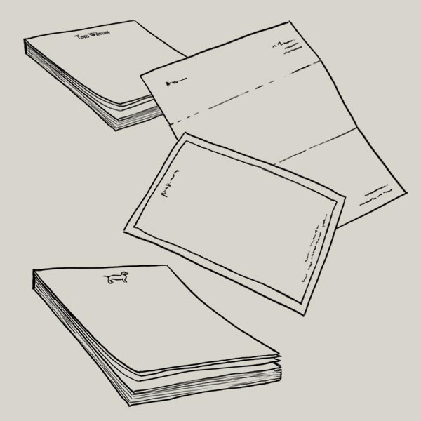 Unsere Briefpapiere und Bloecke Unsere Briefpapiere und Bloecke