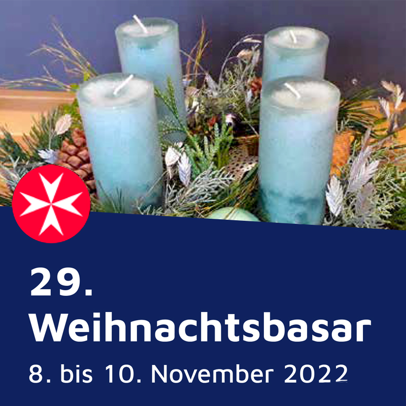 Johanniter Basar Aachen, 8.-10. November 2022