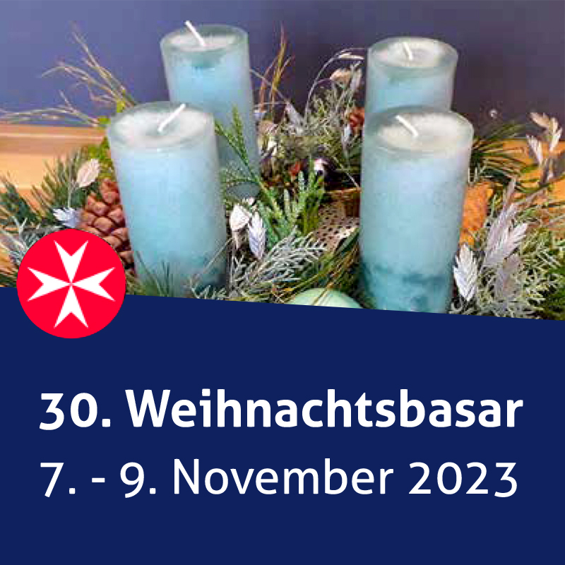 Johanniter Basar Aachen, 7.-9. November 2023