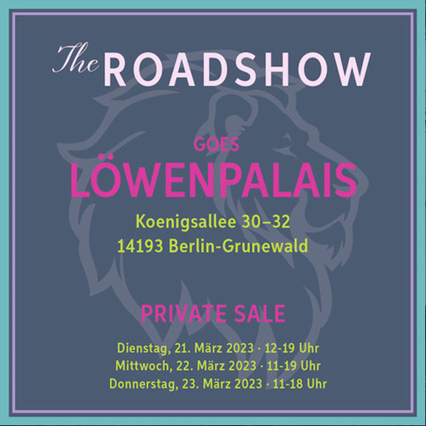 Roadshow Berlin, Löwenpalais, 21.-23. März 2023